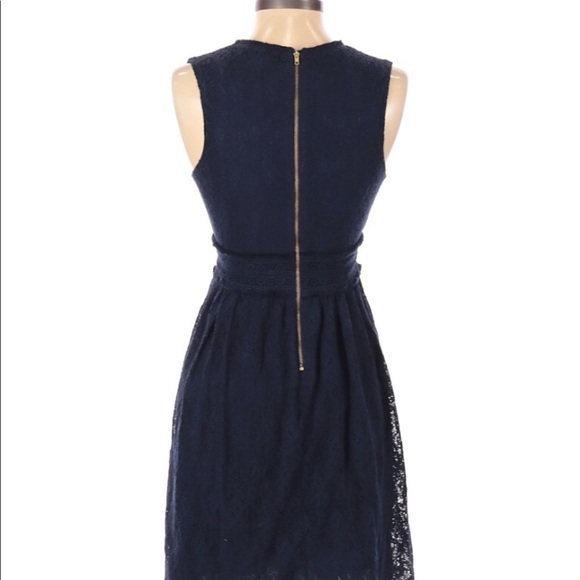 Altr’D State small navy blue cocktail lace dress - Picture 3 of 5